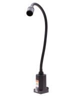 Aven SIRRUS LED Task Light with High Intensity Fixed Focus, Flex Arm & Mounting Clamp, 19.5"