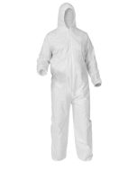 CleanPro CPMPC-H Microporous Polypropylene Disposable Coveralls with Attached Hood