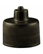 Jensen Global JGC-24410 8 oz. Luer Lock Bottle Caps, Black