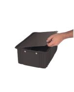 LEWISBins CDC2000-XL ESD-Safe Insert Cover for DC2000 Series Divider Boxes, Black