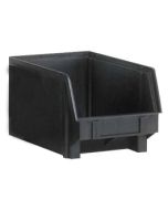 LEWISBins PB20-FXL Plastibox&reg; ESD Parts Bin, Black, 4" x 7" x 2.9"