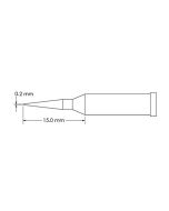 Metcal GT4-CN1502A Conical Sharp Soldering Tip, 0.2 x 15mm