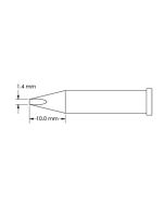 Metcal GT6-CH0014S 40&deg; Chisel Soldering Tip, 1.4 x 10mm