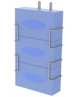 Metro GBHHK4-T Horizontal Triple Glove Box Holder with Microban®