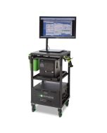 Newcastle Systems EC380-LI-PKG EC Series Mobile Powered Workstation Kit with with Fixed 960Wh LiFePO Battery, 21.75" x 20" x 43"
