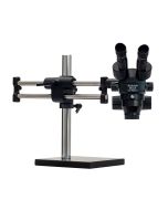 OC White TKPZ ProZoom&reg; PZ-6.5 Binocular Microscope with Dual Boom Stand & Ring Light