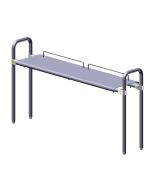 Heavy-Duty Freestanding Stainless Steel Shelf, 12" x 47.25" x 27.5"