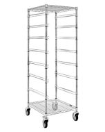 Quantum BC212469M Bin Cart with 7 Rails, 21" x 24" x 69"