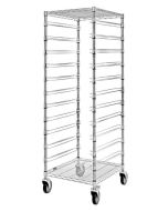 Quantum BC212469M11 Bin Cart with 11 Rails, 21" x 24" x 69"