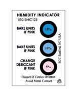 SCS J-STD-033 3-Spot Humidity Indicator Card, 5% 10% 15% RH, Can of 125