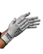 Transforming Technologies StaticCare&trade; 18-Gauge Level 3 Cut-Resistant ESD Gloves, Gray (Pack of 12 Pair)