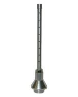 Transforming Technologies N0060-12SS 12" Stainless Steel Output Nozzle with Evenly Spaced Holes for IN3425 Ionizing Air Nozzles