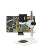 Unitron 18790PS-4KM microFOCUS 4K Autofocus Digital Inspection System with Pole Stand, 13.3" Monitor, & LED Ring Light