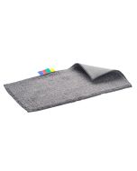 ClickSpeed™ Reusable Microfiber Mop Cloth, Gray, 8.5" x 17"