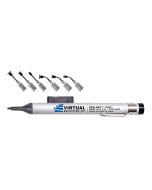 Virtual Industries V8901-MPS-B ESD-Safe PEN-VAC&trade; Vacuum Pen Kit with 6 Buna-N Static Dissipative Non-Marking Vacuum Cups & Probes, 1/8", 1/4", 3/16" dia.