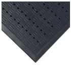 Andersen 371 Cushion Station Indoor Wet/Dry Anti-Fatigue Mat with Drainage Holes, Black