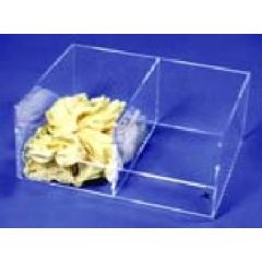 AK, LTD. AK-1401 Acrylic Hand Specific Bulk Glove Bin, 13" x 17" x 7" 