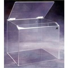 AK, LTD. AK-260 Acrylic Container Bin, 12" x 12" x 11"