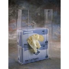 AK, LTD. AK-784-4 Acrylic Glove Holder with 4 Slots, 4" x 11" x 22" 