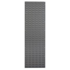 Akro-Mils 30118 Wall Mounted Louvered Hanging Bin Panel, Gray, 18" x 61" Tall