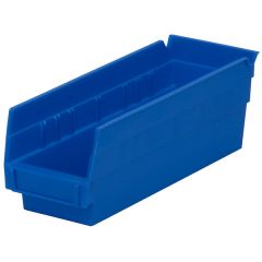 Akro-Mils 30120 Shelf Bins, 4.13" x 11.63" x 4"