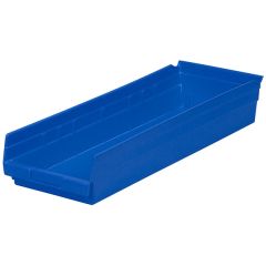 Akro-Mils 30184 Shelf Bins, 8.38" x 23.63" x 4"