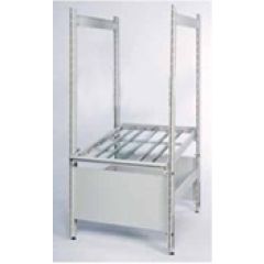 Arlink FR36 Flow Rack Shelf Assembly with 4 Roller Tracks & 1 Guide, 48" x 30"