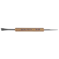 Beau Tech SH-20E Double-Ended Mini Straight Flat Reamer & Beveled Scraper 