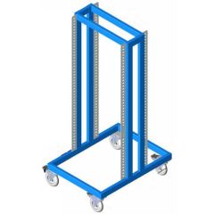 CCSWS2256 Column-Style Welded SMT Cart, 22" x 29" x 56"