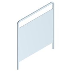 SRC4 SMT Carts Rounded Shelf Divider for Reel Shelves, 4"