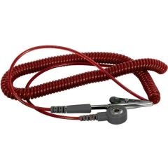 Botron B2308 GEM Wrist Strap Coil Cord with 1/8