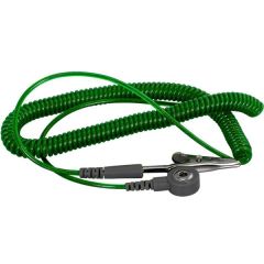 Botron B2408 GEM Wrist Strap Coil Cord with 1/8