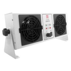 Botron B486150 High-Frequency Dual Fan Benchtop Ionizer Blower, 24V