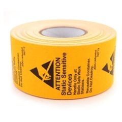 Botron B6713 Reusable ESD Susceptibility, Orange, Adhesive Labels, 1.75" x 2"