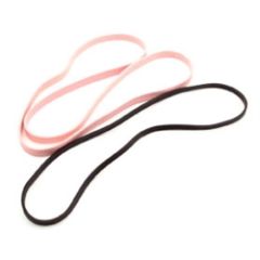 Botron BE2018 Anti-Static Rubber Bands, Pink, 2" x 1/8" (Bag of 1,650)