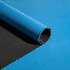 Botron B3123 3 Layer Lead-Free Rubber Grounding Mat, Blue, 24" x 36"