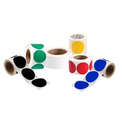 Brady ToughStripe® Polyester Dots, 3.5" Diameter (Roll of 350)