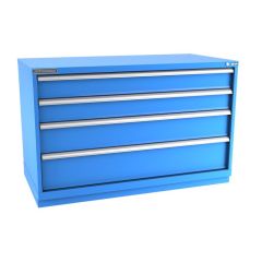 Champion Tool Storage Double Wide Bench Height Cabinet with 78 Compartments & 4 Drawers, 28.5" x 56.5" x 35.88"