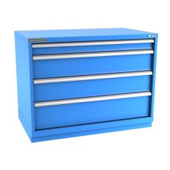 Champion Tool Storage Extra Wide Bench Height Cabinet with 104 Compartments & 4 Drawers, 28.5" x 47" x 35.88"