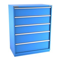 Champion Tool Storage Extra Wide Eye Level Height Cabinet with 72 Compartments & 5 Drawers, 28.5" x 47" x 59.5"