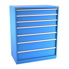 Champion Tool Storage Extra Wide Eye Level Height Cabinet with 104 Compartments & 7 Drawers, 28.5" x 47" x 59.5"