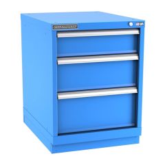 Champion Tool Storage Narrow Width Desk Height Cabinet with 17 Compartments & 3 Drawers, 28.5" x 22.12" x 29.88"