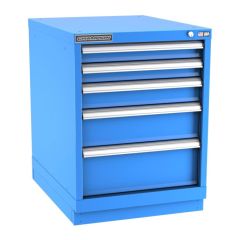 Champion Tool Storage Narrow Width Desk Height Cabinet with 49 Compartments & 5 Drawers, 28.5" x 22.12" x 29.88"