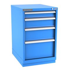 Champion Tool Storage Narrow Width Bench Height Cabinet with 21 Compartments & 4 Drawers, 28.5" x 22.12" x 35.88"