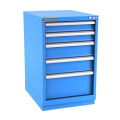 Champion Tool Storage Narrow Width Bench Height Cabinet with 42 Compartments & 5 Drawers, 28.5" x 22.12" x 35.88"