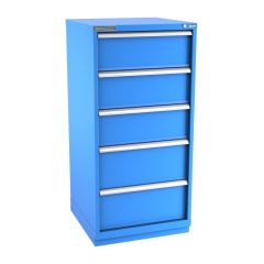 Champion Tool Storage Standard Width Eye Level Height Cabinet with 20 Compartments & 5 Drawers, 28.5" x 28.25" x 59.5"