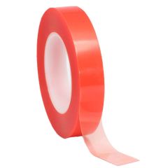 Classic Clean Permanent-Adhesion Double-Sided Polyester Cleanroom Tape with Liner, Clear, 2