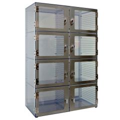 CleanPro Wafer Storage Desiccator Cabinet with Clear Acrylic or Static Dissipative PVC