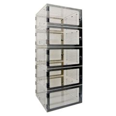 CleanPro Pass-Through Desiccator Cabinet with Clear Acrylic or Static Dissipative PVC