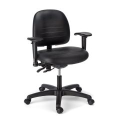 Cramer Fusion R+ Desk Height Chair with Black Nylon Base, Urethane